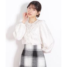 ジル バイ ジル スチュアート(JILL by JILL STUART)のフロントフリルシアーブラウス