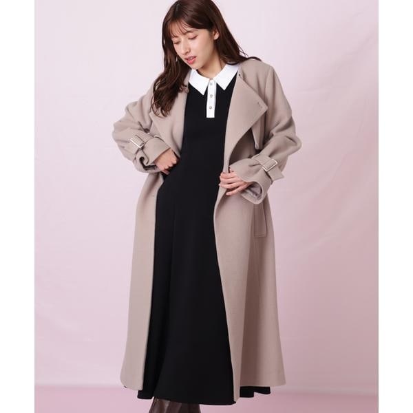 ノーカラードレストレンチコート | ジル バイ ジル スチュアート(JILL