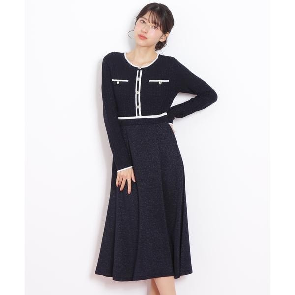 ダブルカラーニットワンピース | ジル バイ ジル スチュアート(JILL by