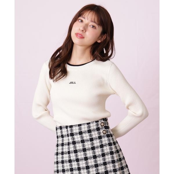 レイヤード袖配色クルーネックニット | オードリーアンドジョンワッド