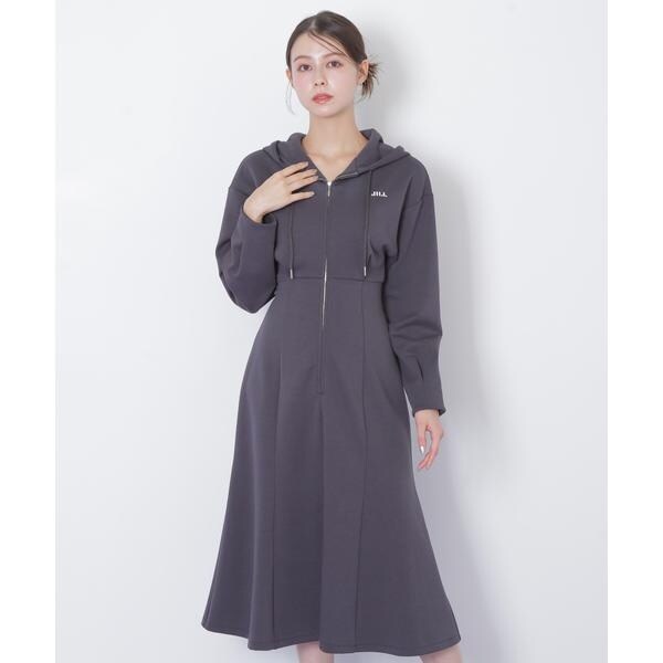 モールヤーントリミングニットワンピース | ジル バイ ジル