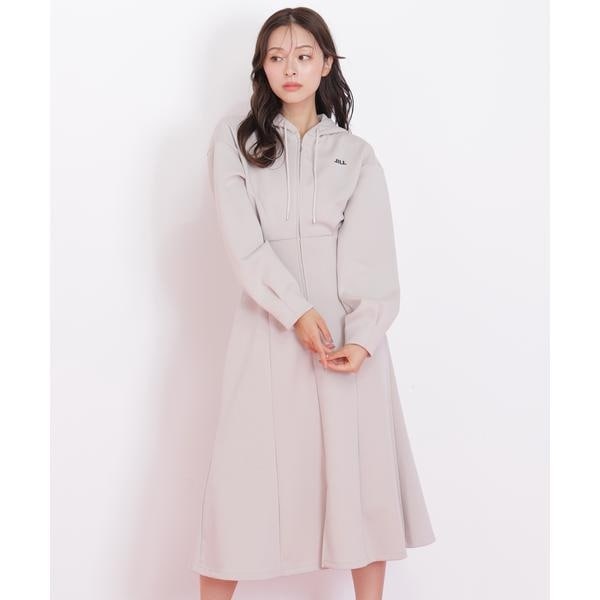 ダイバーフーディーロングワンピース | ジル バイ ジル スチュアート