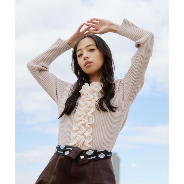 フリルトリムニット | ジル バイ ジル スチュアート(JILL by JILL