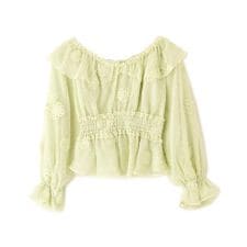 2way立体レースブラウス