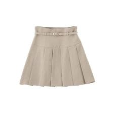セットアップ対応プリーツミニスカート