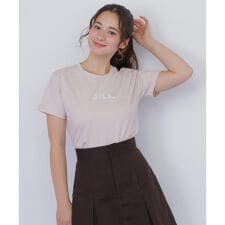 刺繍ロゴTシャツオーガニックコットン