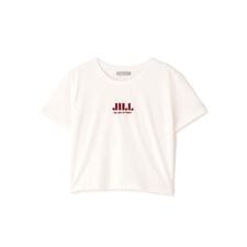 ショート丈刺繍ロゴTシャツオーガニックコットン