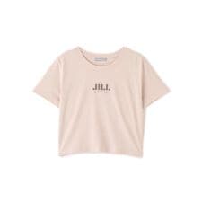 ショート丈刺繍ロゴTシャツオーガニックコットン