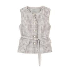 ベルト付きツィードジレ