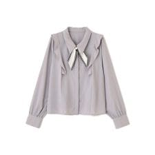 スカーフ付きブラウス