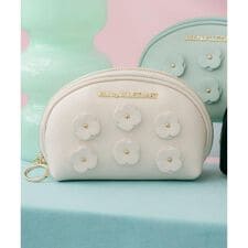 フラワーモチーフポーチ