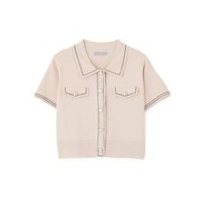 ステッチポロニット