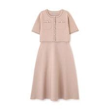 ニットジャケットセットアップ