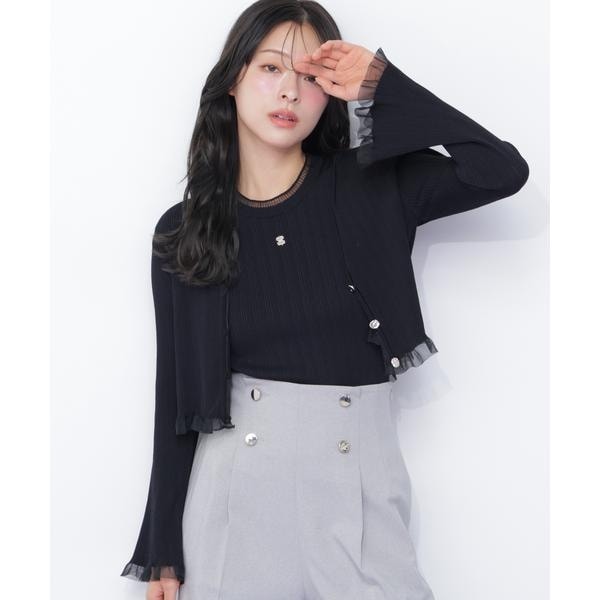 JILL by JILLSTUARTトップス JILL by JILL STUART｜スキッパーニットトップス | Rakuten Fashion