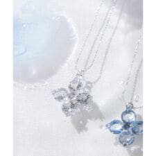 Cubic 大粒クローバーネックレス | ジル バイ ジル スチュアート(JILL 
