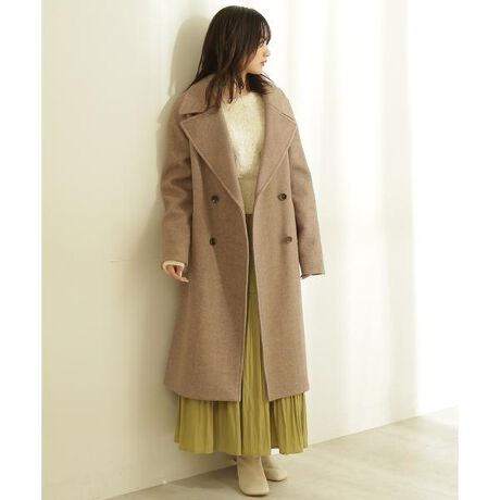 Sシリーズ対応商品]ジャージメルトンダブルブレストコート | フリーズ  