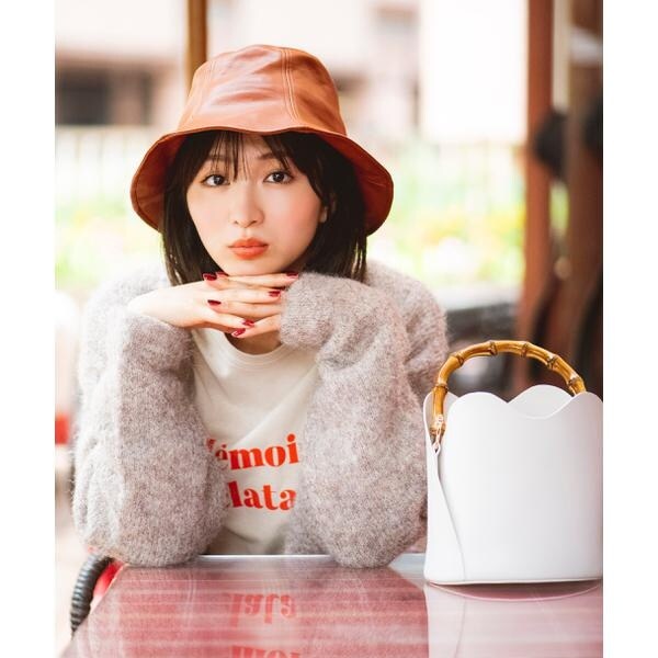 大容量♪バンブー×ふわもこファー 差込鍵 ズパゲッティ バッグ マルシェ ファー巾着バンブーバッグ | フリーズマート(Free's Mart) | マルイ