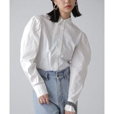 ウエストシェイプミドル丈シャツ