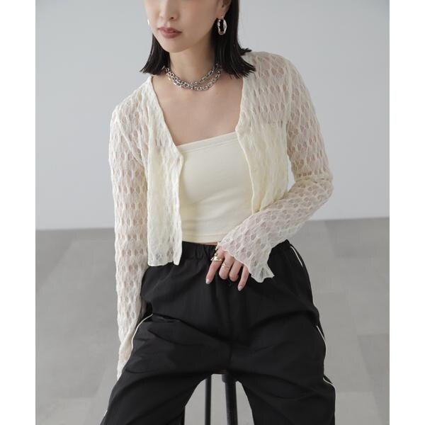 シアーチュールカーディガン | フリーズマート(Free's Mart