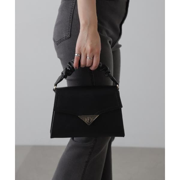 バッグ MART シンセティックレザー マルチポケットミニショルダーバッグ MONO