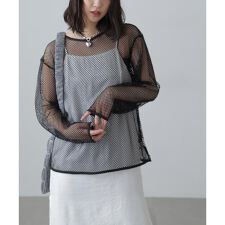 メッシュロングTシャツ