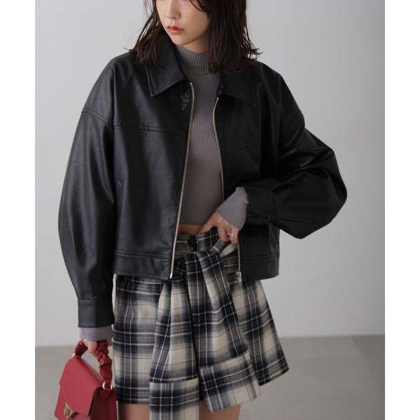 合皮ジップアップブルゾン | フリーズマート(Free's Mart) | マルイ