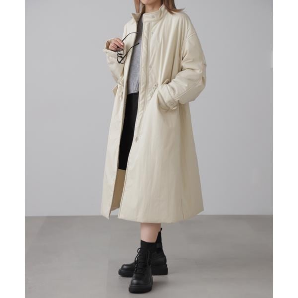 JAPAN FABRICスタンドカラーロングコート | ロペピクニック(ROPE