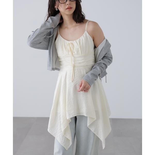 専用 iena la boucle ラッフルヘムチュニックキャミワンピース 専用 iena la boucle ラッフルヘムチュニックキャミワンピース