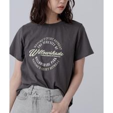 サークルロゴプリントTシャツ