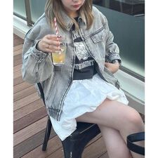 オーバーサイズデニムジャケット