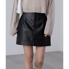 合皮ミニスカート