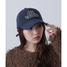 ロゴ刺繍キャップ