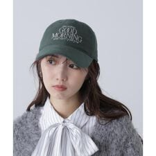 ロゴ刺繍キャップ