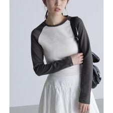 ラグラン長袖カットソー