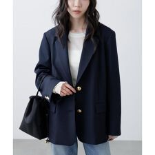 〈セットアップ対応〉オーバーサイズシングルジャケット