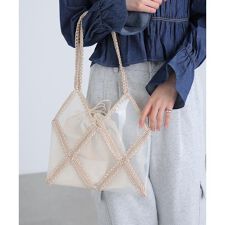 パッチワークビニールトートバッグ