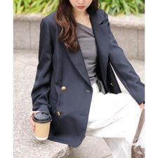金ボタンダブルブレストジャケット