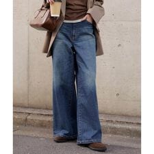 〈SOMETHING〉LISAワイドデニムパンツ XS別注