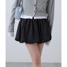 インナーパンツ付バルーンミニスカート