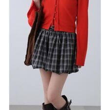 インナーパンツ付バルーンミニスカート