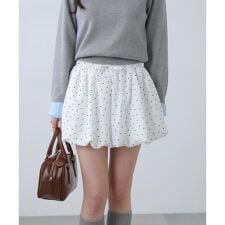 インナーパンツ付バルーンミニスカート