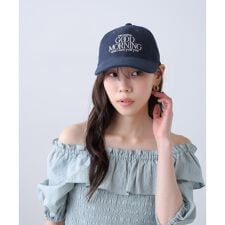 ロゴ刺繍キャップ