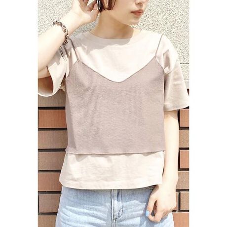 シースルービスチェレイヤードtシャツ フリーズマート Free S Mart ファッション通販 マルイウェブチャネル