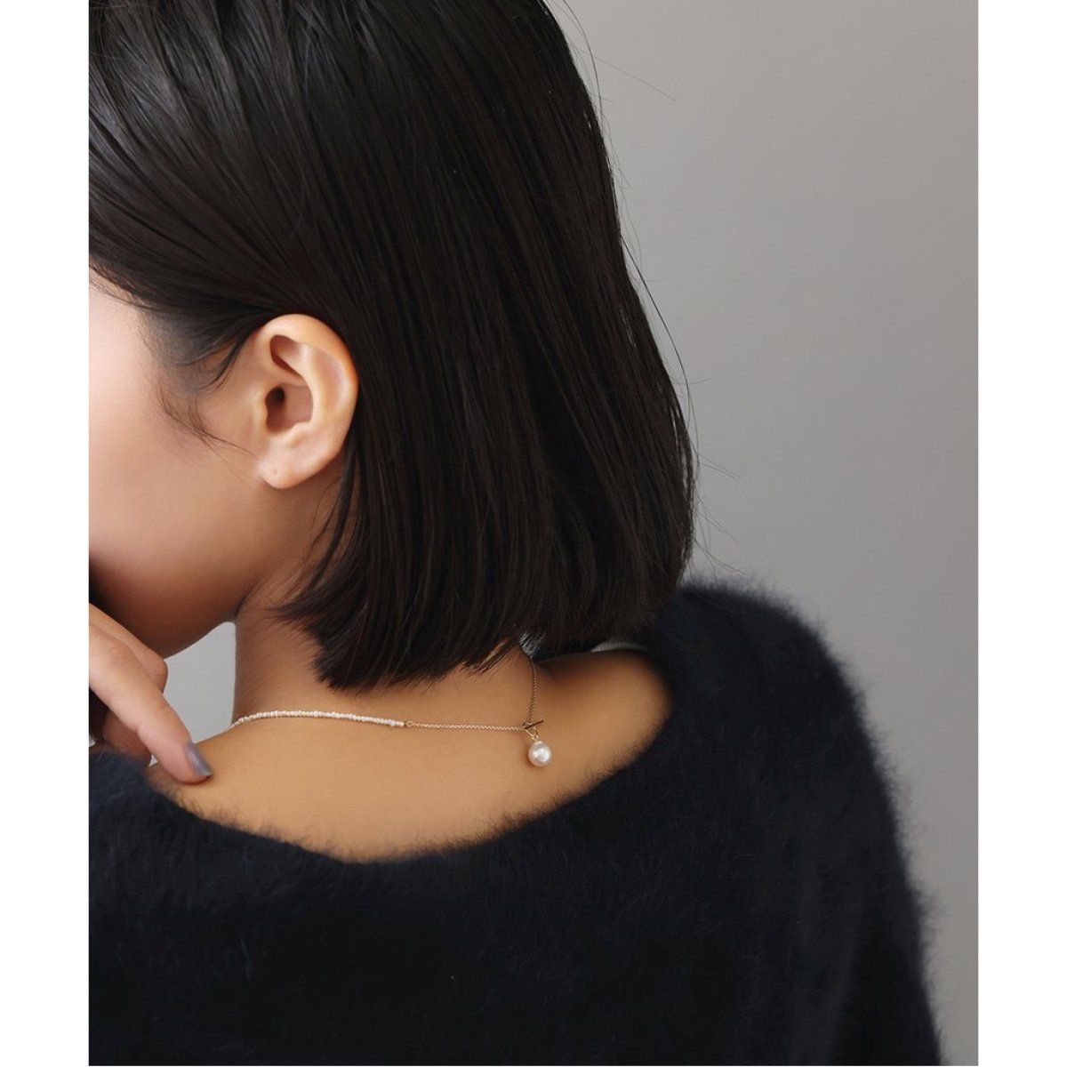lilas シードパールチェーンネックレス リラ Lilas シードパールチェーンネックレス K10 （ゴールド