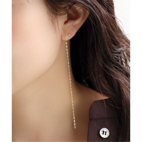 ダイヤピアス*ファンタジアチェーン10cmキャッチ K10 | リラバイス 