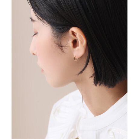 Cフープロングチェーンピアス K10（両耳） | リラバイスピック＆スパン 