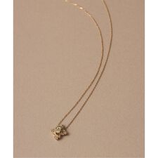 オーバルカットダイヤネックレス K10