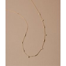 リラバイスピック＆スパン(Lilas by Spick and Span)のミックスダイヤモチーフネックレス K10