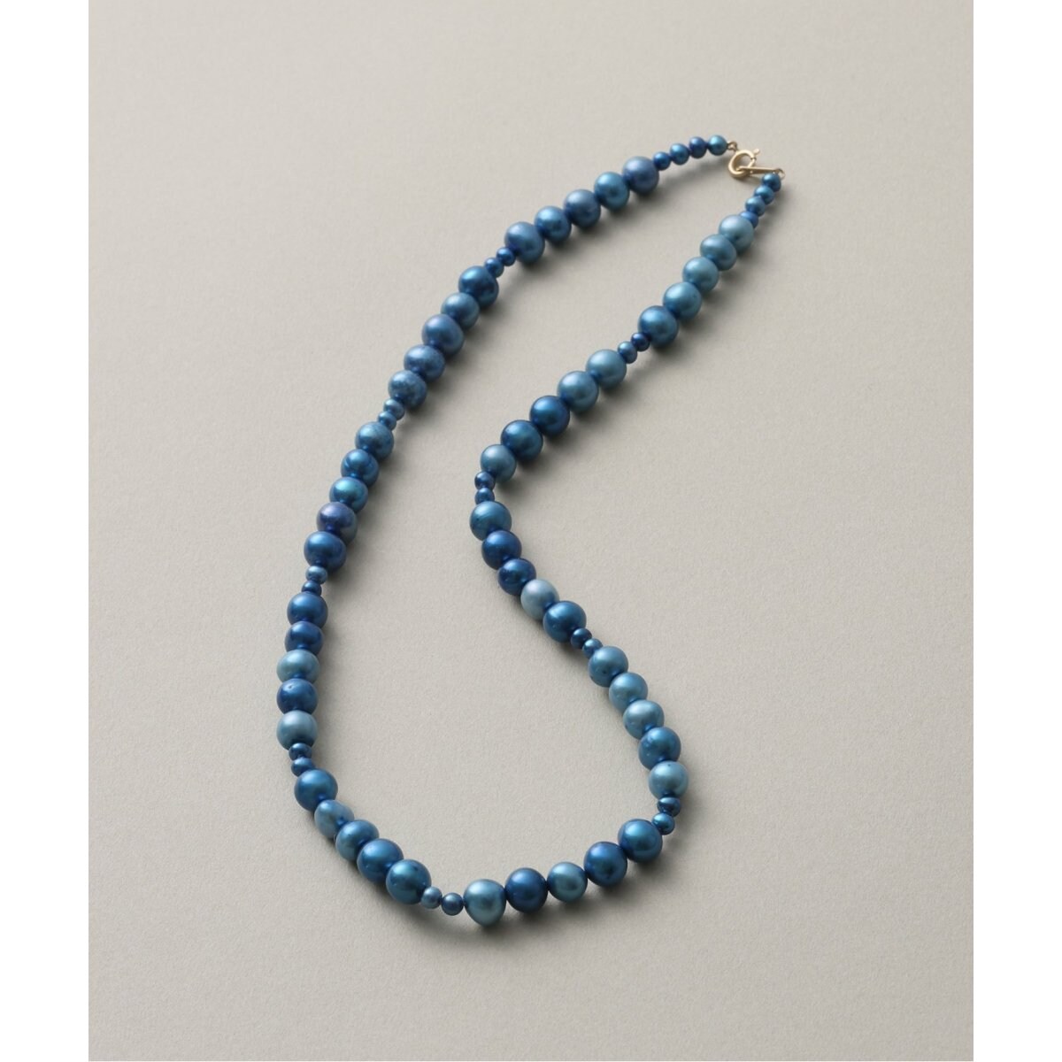 エシカルインディゴパールランダムセットショートネックレス K10