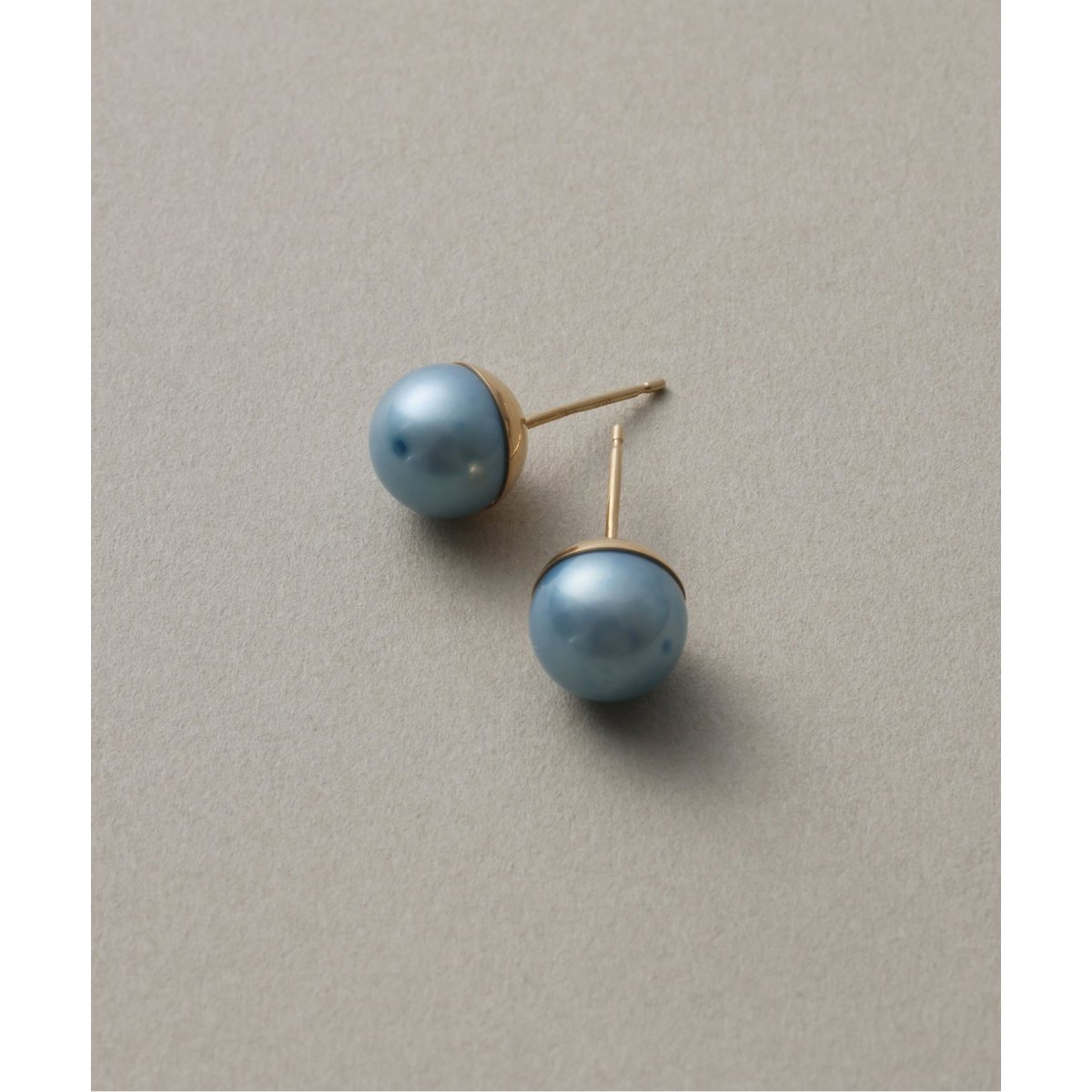 エシカルインディゴパール8mmピアス K10（両耳） | リラバイスピック